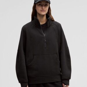 lululemon athletica Black Half-Zip Women's Hoodie